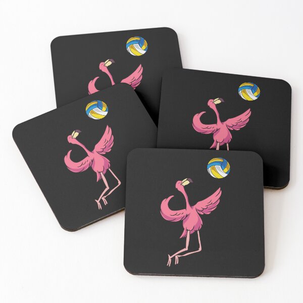 Artikelvorschau, Volleyball Flamingo Volleyball-Team Trainer entworfen und verkauft von Pubi.