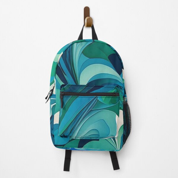 Item preview, Blue and Green Abstract Pattern 05: Aquatic Symphony designed and sold by Floral Fiesta Designs.