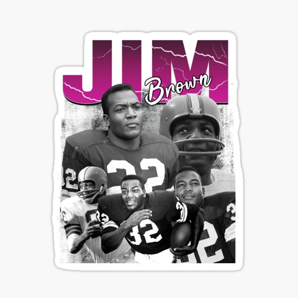 JIM BROWN #32 1964 NFL 1957-1965 FULLBACK CLEVELAND BROWNS THROWBACK JERSEY  |