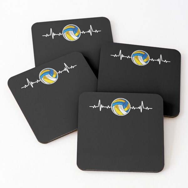 Artikelvorschau, Volleyball Heartbeat Volleyball-Team Trainer entworfen und verkauft von Pubi.