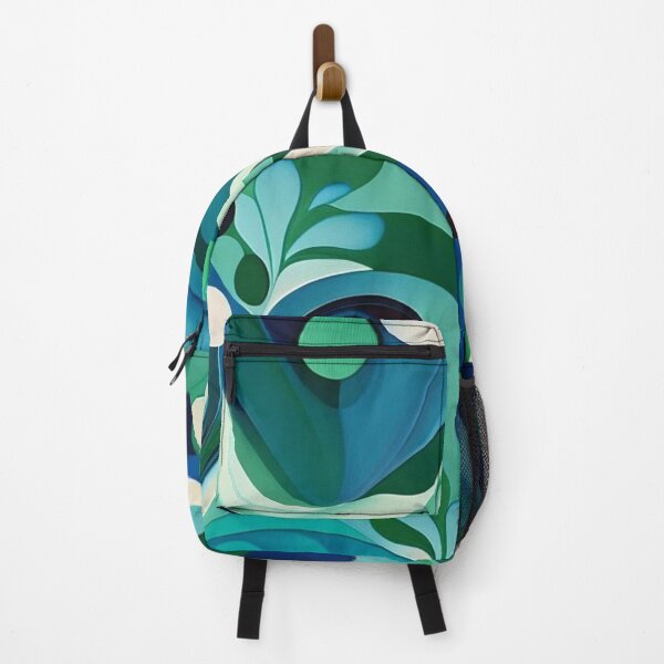 Item preview, Blue and Green Abstract Pattern 08: Serene Currents designed and sold by Floral Fiesta Designs.