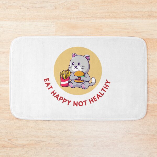 Item preview, Eat Happy not Healthy  designed and sold by PurpleWay.