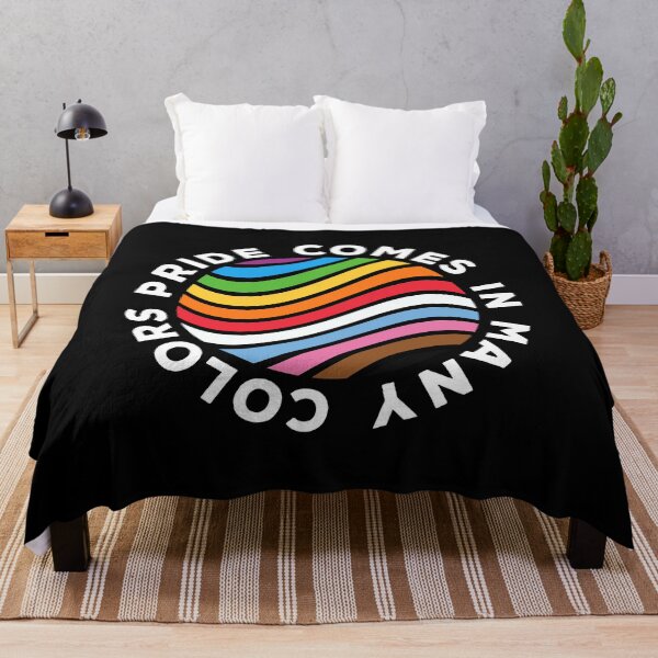 Item preview, Pride Comes In Many Colors LGBTQ Pride Rainbow Flag designed and sold by Designer-Girl.