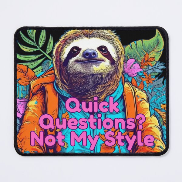 Item preview, Quick Questions? Not My Style designed and sold by Kiyomi  Mizushima.