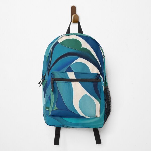 Item preview, Blue and Green Abstract Pattern 09: Harmonious Depths designed and sold by Floral Fiesta Designs.