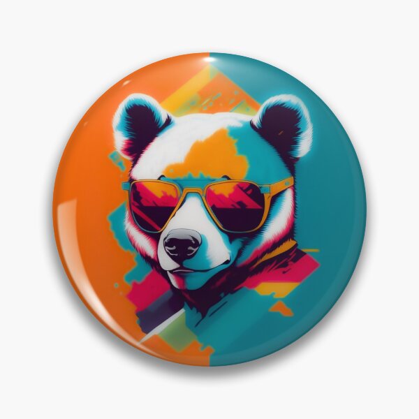 Item preview, Bear of Color with glasses: The bold style you need designed and sold by cristian-aguedo.