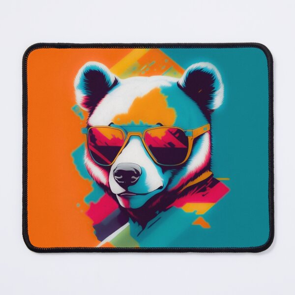 Item preview, Bear of Color with glasses: The bold style you need designed and sold by cristian-aguedo.