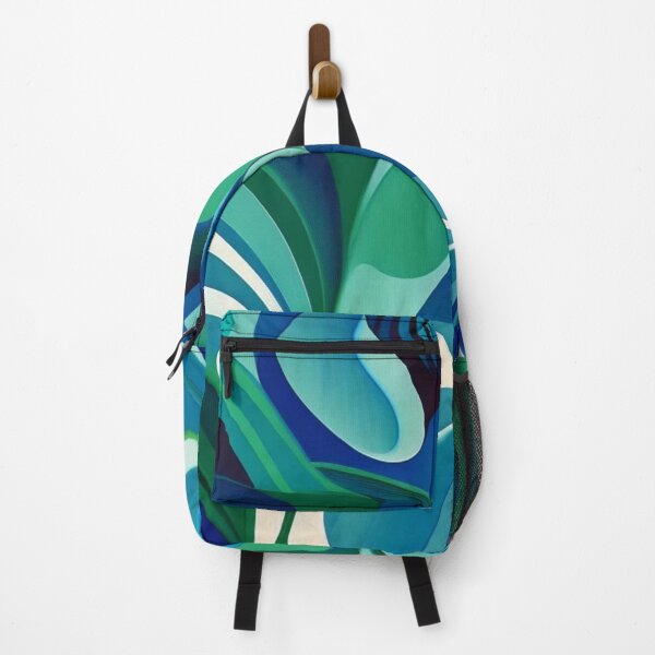 Item preview, Blue and Green Abstract Pattern 10: Azure Reflections designed and sold by Floral Fiesta Designs.