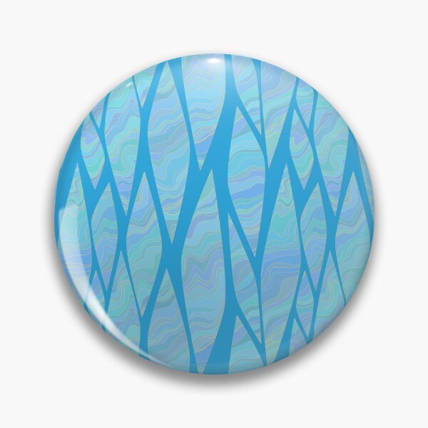 Item preview, Patrón de mármol ondulado degradado azul abstracto designed and sold by Osting.