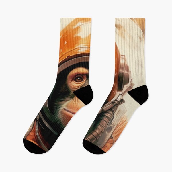Item preview, Space Astronaut Monkey Print designed and sold by jamesschoen.