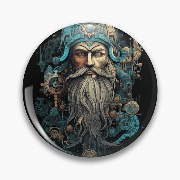 Odin's Wisdom - Realm of All-Father, the Norse God Sticker for Sale by  KamilMalinowski