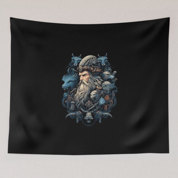 Item preview, Odin's Wisdom - Realm of All-Father, the Norse God designed and sold by KamilMalinowski.