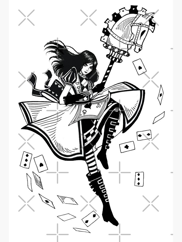 Alice Madness Returns Fanart Art Board Print for Sale by animateastory