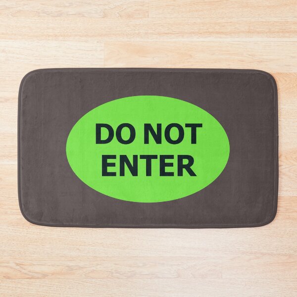 Item preview, DO NOT ENTER sign designed and sold by lobodelnoir.