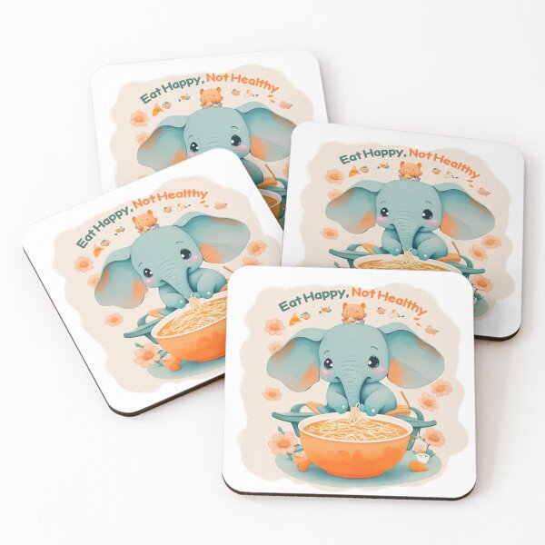 Item preview, Eat happy not healthy designed and sold by keyword1.