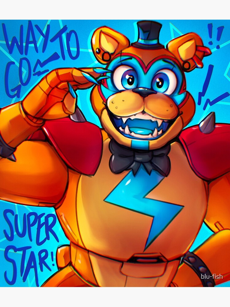 POSTER - Five nights at Freddy's 4 (LIGHTBLUE) by CKibe on DeviantArt