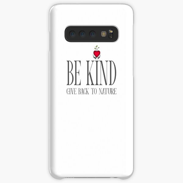 Be Kind - Text - Light Background Samsung Galaxy Snap Case
