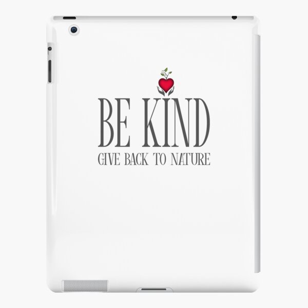 Be Kind - Text - Light Background iPad Snap Case