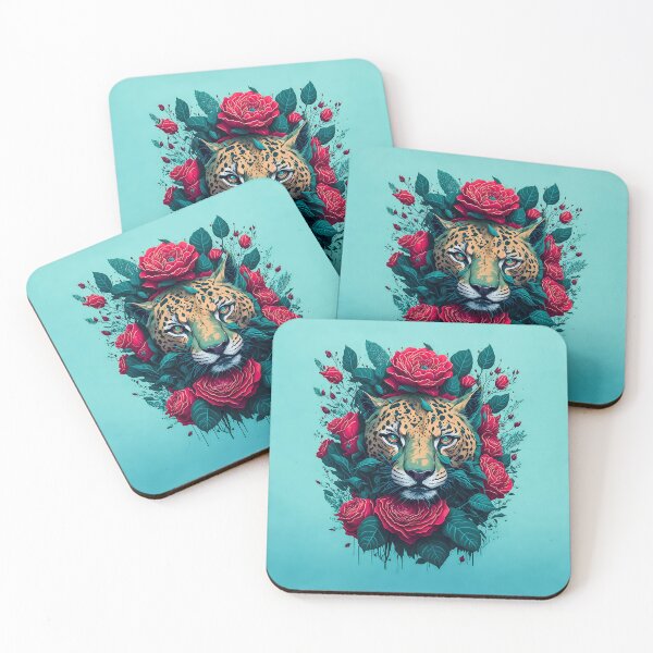 Item preview, Flowering Jaguar: A magical encounter with nature designed and sold by cristian-aguedo.