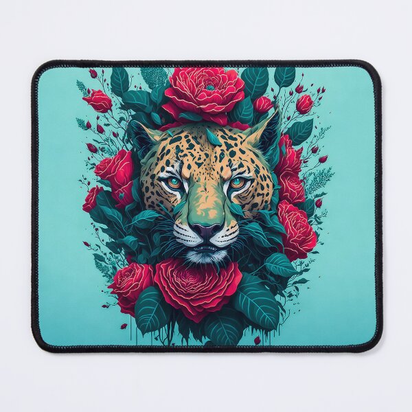 Item preview, Flowering Jaguar: A magical encounter with nature designed and sold by cristian-aguedo.