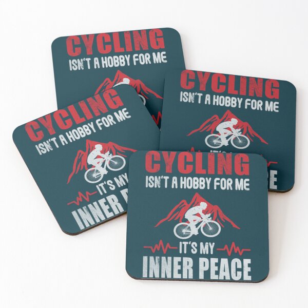 Item preview, Cycling Hobby For Inner Peace Cyclist Bike Riders designed and sold by VenettaMccue.