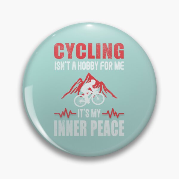 Item preview, Cycling Hobby For Inner Peace Cyclist Bike Riders designed and sold by VenettaMccue.