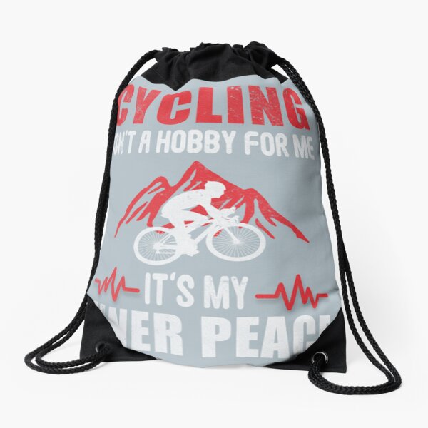 Item preview, Cycling Hobby For Inner Peace Cyclist Bike Riders designed and sold by VenettaMccue.