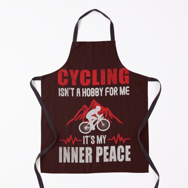 Item preview, Cycling Hobby For Inner Peace Cyclist Bike Riders designed and sold by VenettaMccue.