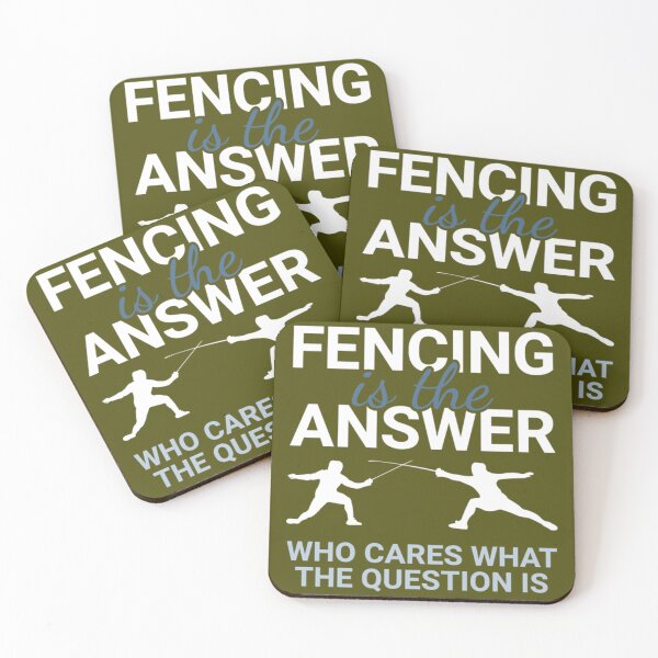 Item preview, Fencing - Fencing Is The Answer designed and sold by VenettaMccue.