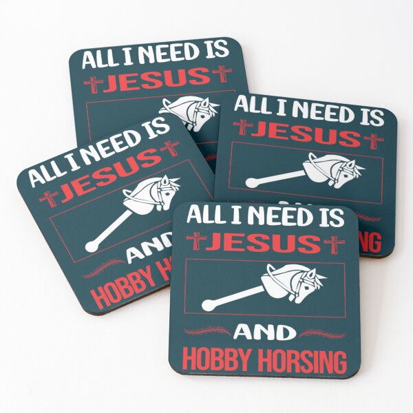 Item preview, Funny Jesus Hobby Horsing Horse  designed and sold by VenettaMccue.