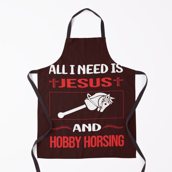 Item preview, Funny Jesus Hobby Horsing Horse designed and sold by VenettaMccue.