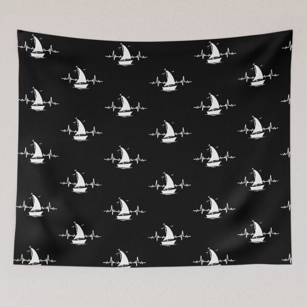 Item preview, Sailing Heartbeat Captain Sailing Anchor Sailing  designed and sold by Pubi.