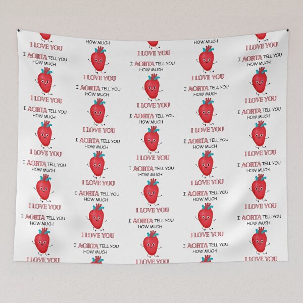 Item preview, Cardiology Puns - I Aorta Tell You How Much I Love You designed and sold by PurpleWay.