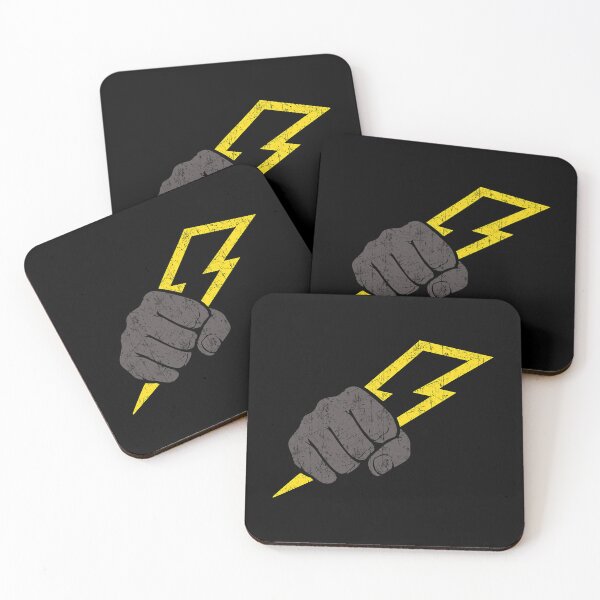 Item preview, fist hand with electric union designed and sold by juliannamullin.
