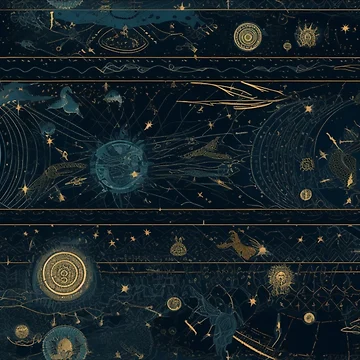 Artwork thumbnail, Constellation Pattern by letsgetinspired
