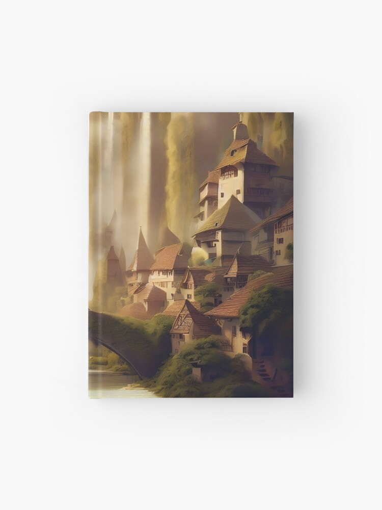 Thumbnail 1 of 3, Hardcover Journal, Medieval city designed and sold by cokemann.