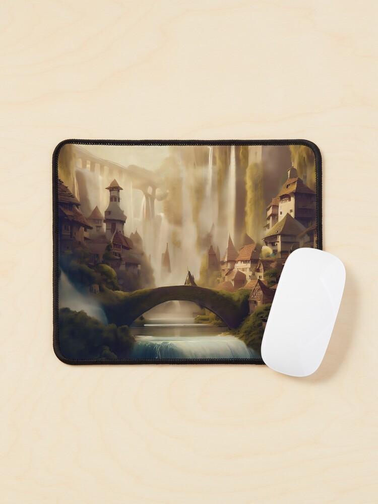Thumbnail 1 of 5, Mouse Pad, Medieval city designed and sold by cokemann.