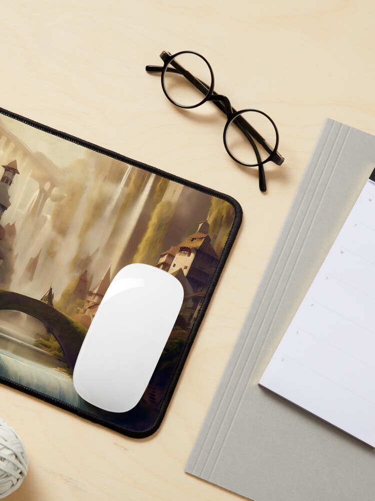 Thumbnail 3 of 5, Mouse Pad, Medieval city designed and sold by cokemann.