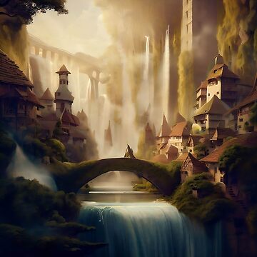 Artwork thumbnail, Medieval city by cokemann