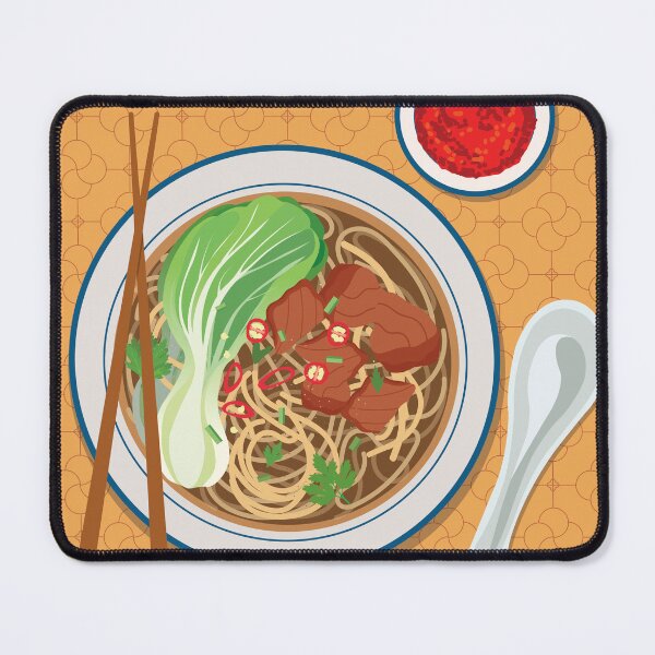 Item preview, Beef Noodlles Soup Wall Art designed and sold by SurfolioPrints.