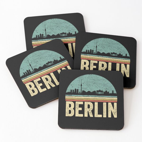 Item preview, Retro Berlin German Capital City Skyline 80s designed and sold by PandaPope.