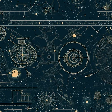 Artwork thumbnail, Constellation Pattern by letsgetinspired