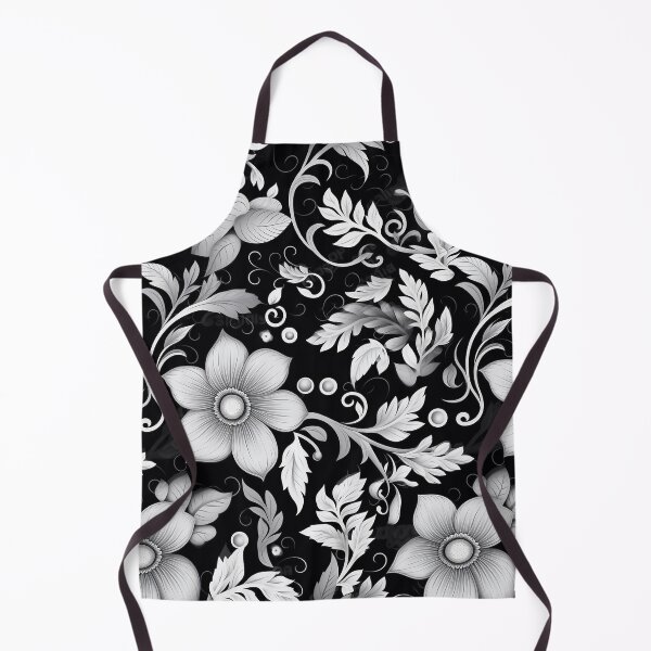 Item preview, Kicrino - Jardín de flores blanco y negro (5/8) designed and sold by sabantha.