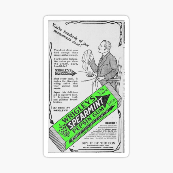 Item preview, Wrigleys Spearmint Pepsin Vintage designed and sold by Peter Gnas.