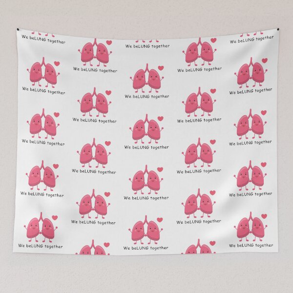 Item preview, Cardiology Puns - We beLUNG together designed and sold by PurpleWay.
