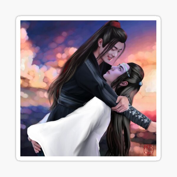 Sunset Wangxian  Sticker