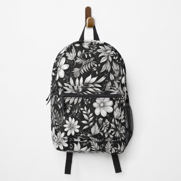 Item preview, Kicrino - Jardín de flores blanco y negro (7/8) designed and sold by sabantha.