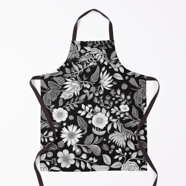 Item preview, Kicrino - Jardín de flores blanco y negro (8/8) designed and sold by sabantha.