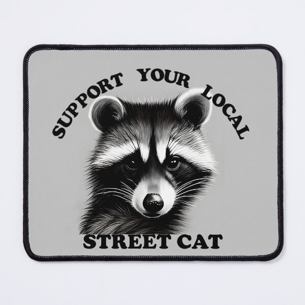 Item preview, Support Your Local Street Cat Funny Tank Top designed and sold by IndieDivision.