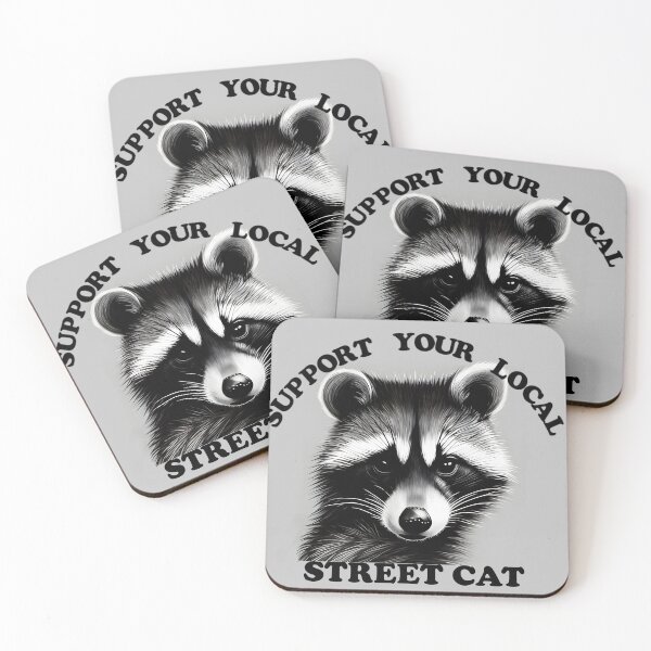 Item preview, Support Your Local Street Cat Funny Tank Top designed and sold by IndieDivision.